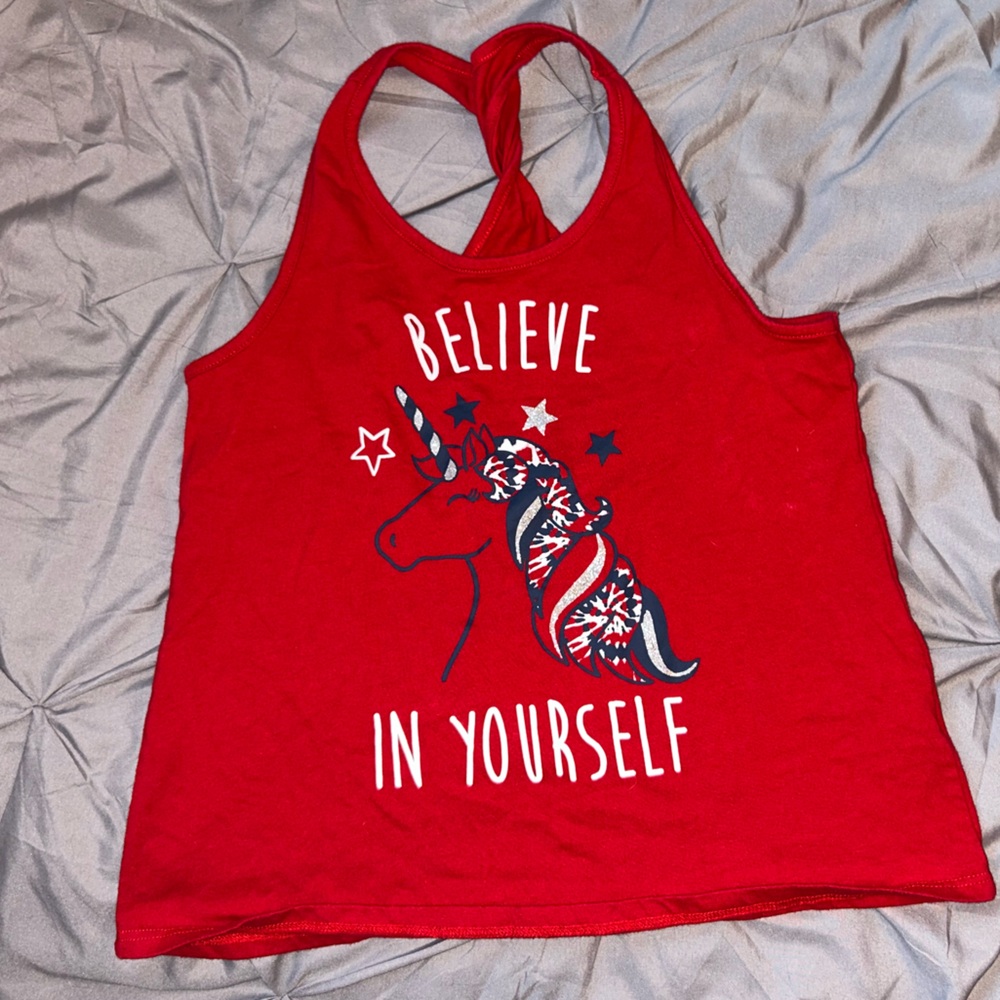 Patriotic unicorn tank